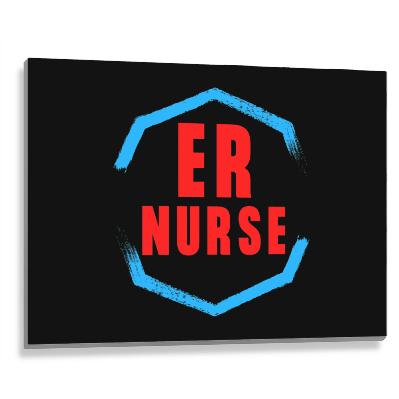 Emergency Department Room Er Nurse Gifts Nursing F Metal Print Horizontal | Artistshot