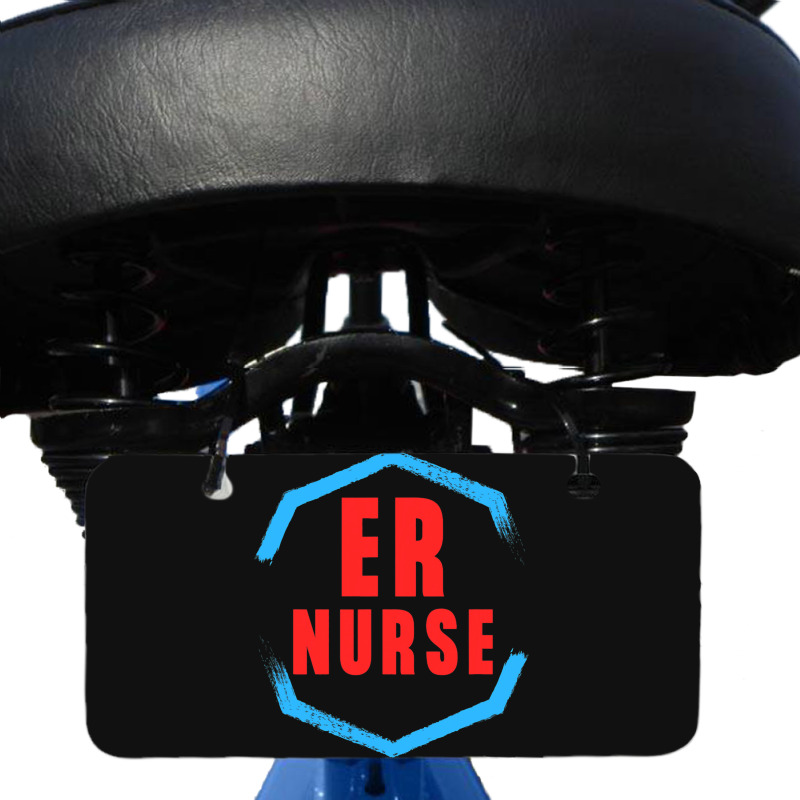 Emergency Department Room Er Nurse Gifts Nursing F Bicycle License Plate | Artistshot