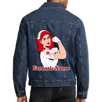 Forensic Nurse Fn Sane Fne Cjs Men Denim Jacket | Artistshot