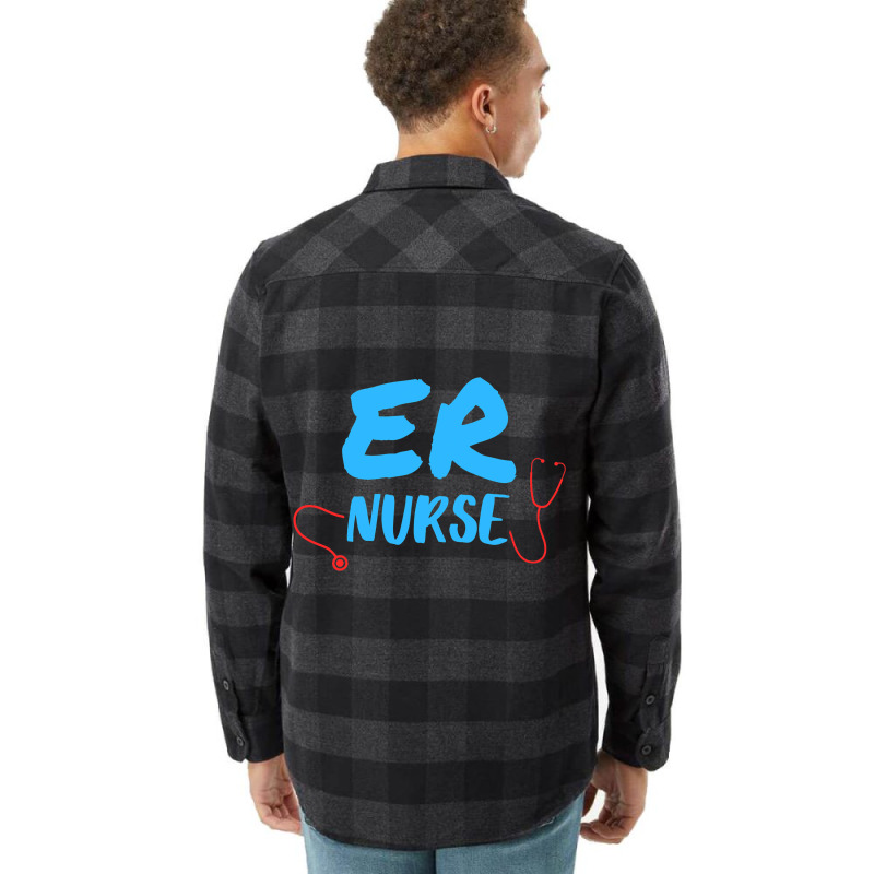 Emergency Department Room Er Nurse Gifts Nursing F Flannel Shirt | Artistshot