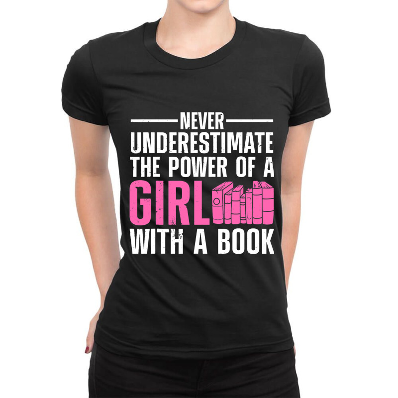 Funny Reading For Women Girls Bookworm Novel Book  Ladies Fitted T-Shirt by MenachemArteaga | Artistshot