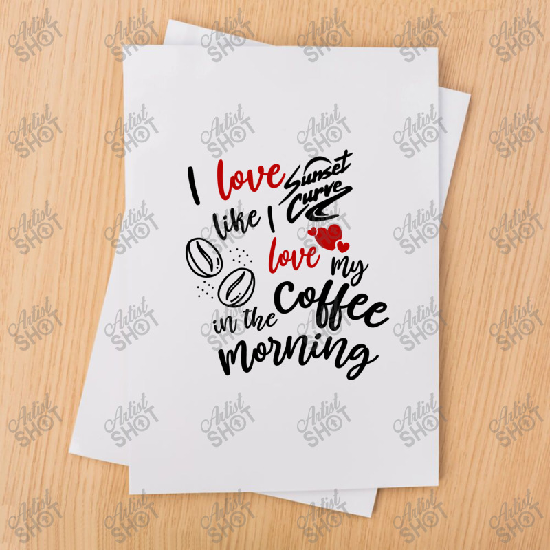 Sunset Curve Coffee Sublimation Transfer | Artistshot