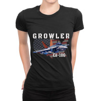 Ea18g Growler Electronic Warfare Aircraft Military Ladies Fitted T-shirt | Artistshot