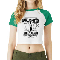 Krueger's Magic Sleep Elixir Raglan Crop Top | Artistshot