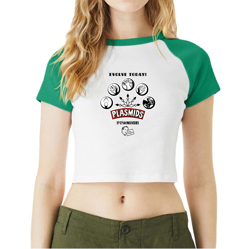 Plasmids Raglan Crop Top by DitreamX | Artistshot