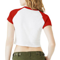 Cowboy Mentality Raglan Crop Top | Artistshot