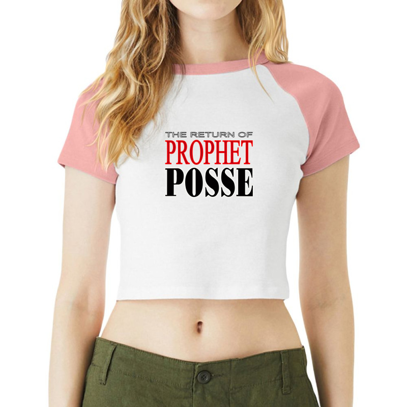 The Return Of Prophet Posse Raglan Crop Top by Reotechart | Artistshot