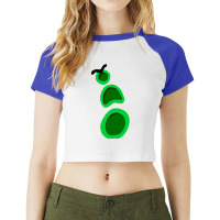 Day Of The Tentacle Raglan Crop Top | Artistshot