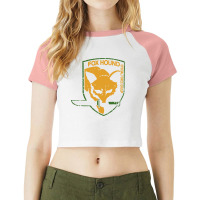 Metal Gear Solid Fox Hound Raglan Crop Top | Artistshot