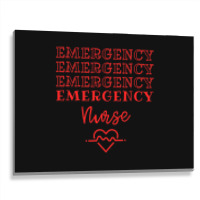 Emergency Department Room Er Nurse Gifts Nursing F Metal Print Horizontal | Artistshot