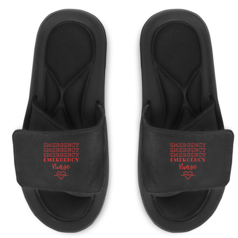 Emergency Department Room Er Nurse Gifts Nursing F Slide Sandal | Artistshot