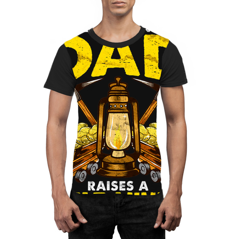 Dad Of A Gold Miner Graphic T-shirt by GrayceMeekin | Artistshot