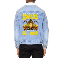 Dad Of A Gold Miner Unisex Sherpa-lined Denim Jacket | Artistshot