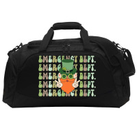 Emergency Department St Patricks Day Er Ed Nurse R Active Duffel | Artistshot