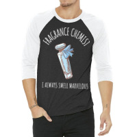 Fragrance Chemist Perfume Smell Marvelous Watercol 3/4 Sleeve Shirt | Artistshot