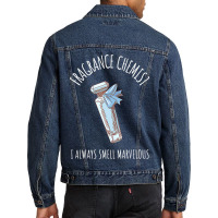 Fragrance Chemist Perfume Smell Marvelous Watercol Men Denim Jacket | Artistshot