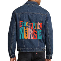 Emergency Nurse Er Nurse Men Denim Jacket | Artistshot