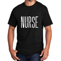 Emergency Nurse Leopard Print Er Nurse Nursing Sch Basic T-shirt | Artistshot