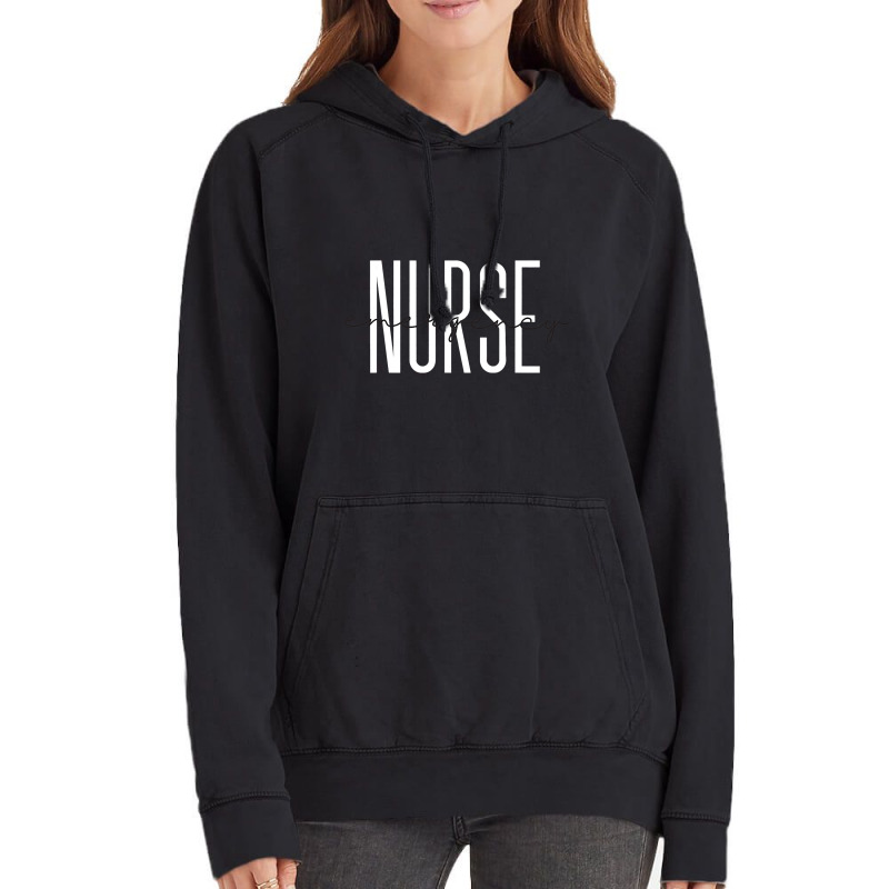 Emergency Nurse Leopard Print Er Nurse Nursing Sch Vintage Hoodie | Artistshot