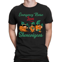 Emergency Nurse Loves Shenanigans St. Patricks Day T-shirt | Artistshot