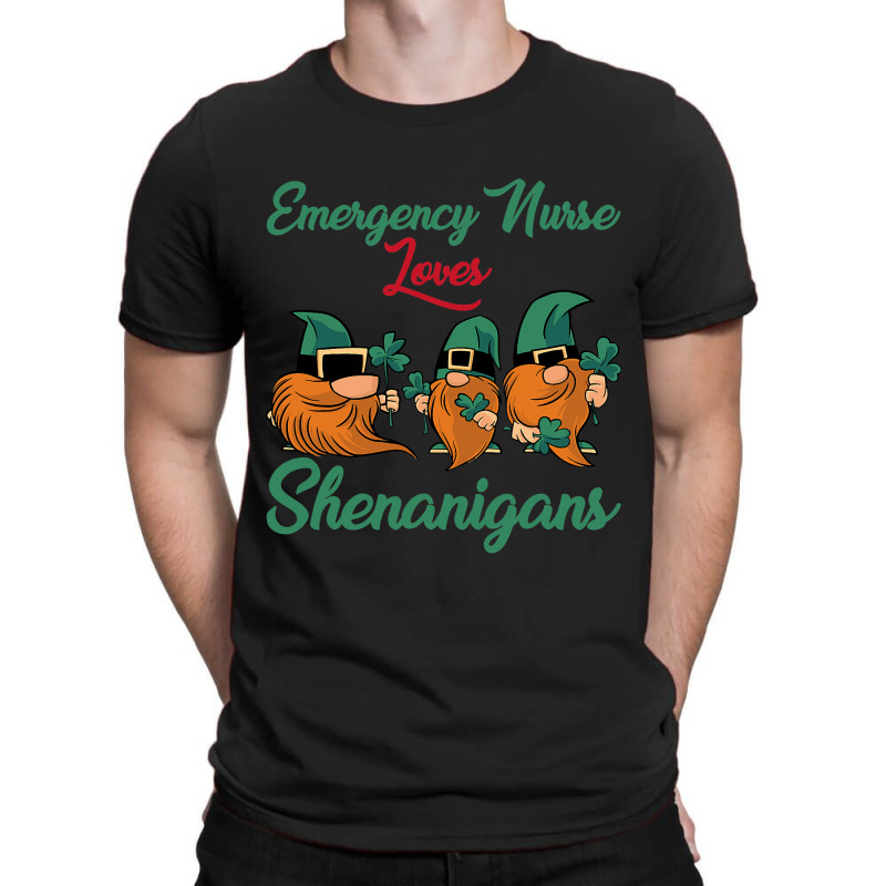 Emergency Nurse Loves Shenanigans St. Patricks Day T-shirt | Artistshot