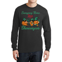 Emergency Nurse Loves Shenanigans St. Patricks Day Long Sleeve Shirts | Artistshot