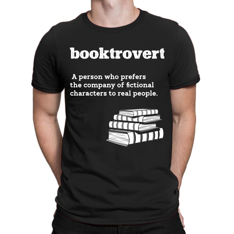 Funny Booktrovert Definition Librarian Gifts For B T-Shirt by DericLawlea | Artistshot