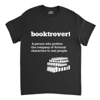 Funny Booktrovert Definition Librarian Gifts For B Classic T-shirt | Artistshot