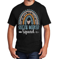 Social Worker Squad Week Rainbow Appreciation Day  Basic T-shirt | Artistshot