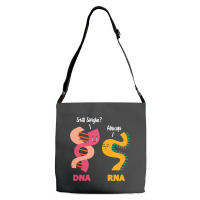 Still Single Always Dna Rna Chains Biology Lover B Adjustable Strap Totes | Artistshot