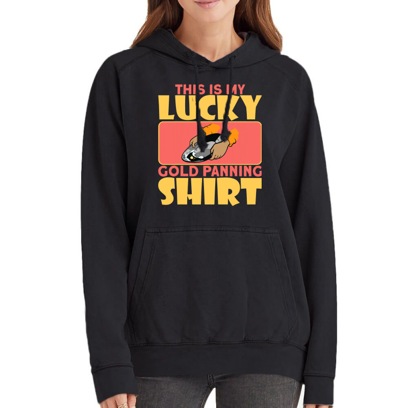 This Is My Lucky Gold Panning Shirt Miner Treasure Vintage Hoodie by CharleaPeguer | Artistshot