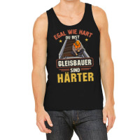 Track Builder Rail Worker Construction Employees P Tank Top | Artistshot