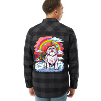 Shih Tzu Unicorn Rainbow Women Kids Girls Puppy Ow Flannel Shirt | Artistshot