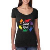 Social Work Job Graduation Worker 1 Women's Triblend Scoop T-shirt | Artistshot