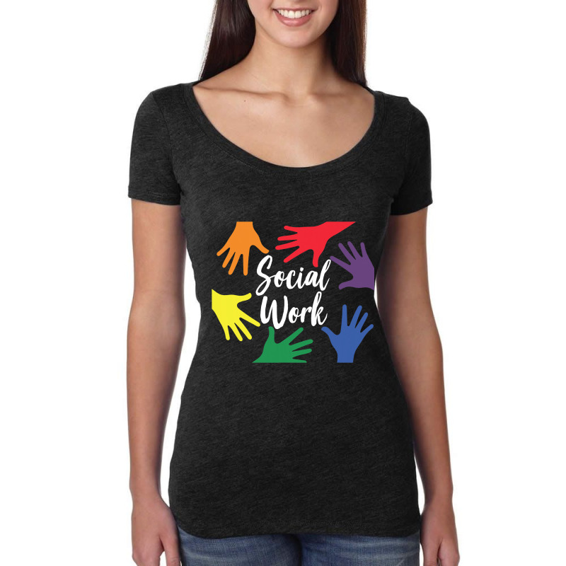 Social Work Job Graduation Worker 1 Women's Triblend Scoop T-shirt by SiddharthaGish | Artistshot