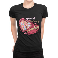 Special Delivery Labor And Delivery Nurse Valentin Ladies Fitted T-shirt | Artistshot