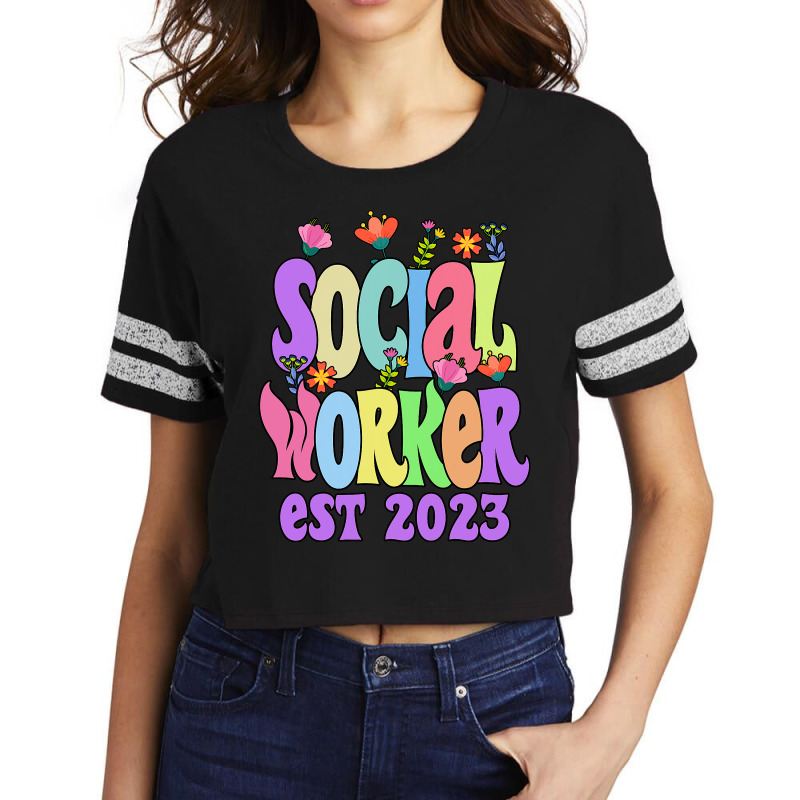 Social Worker Work Graduation Msw Masters Lcsw Ret Scorecard Crop Tee by AnabelaMorfin | Artistshot