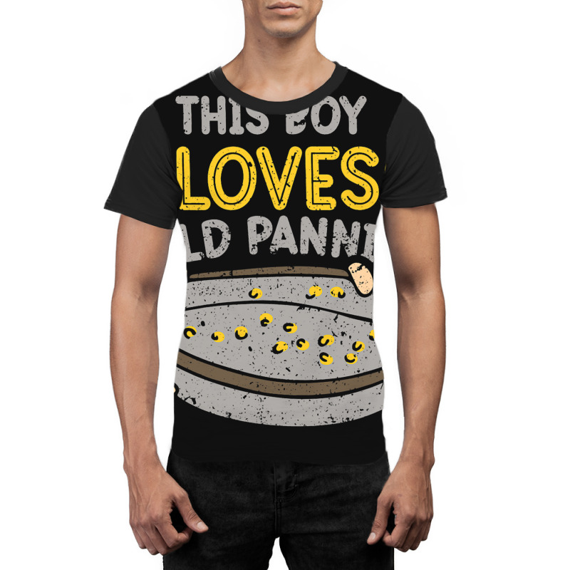 This Boy Loves Gold Panning Hobby Digging Pan Digg Graphic T-shirt by GiovayPool | Artistshot