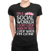 Social Worker 7 Ladies Fitted T-shirt | Artistshot