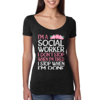 Social Worker 7 Women's Triblend Scoop T-shirt | Artistshot