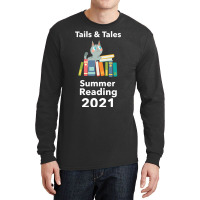 Summer Reading Tails And Tails Librarian Prize Gif Long Sleeve Shirts | Artistshot