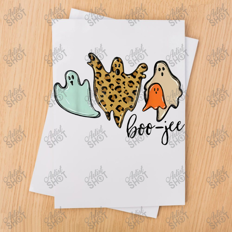 Boo-jee Leopard Funny Halloween Ghost Sublimation Transfer | Artistshot