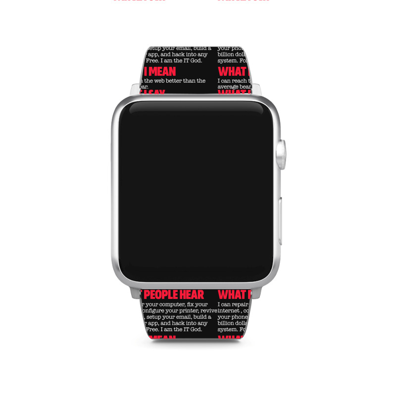 Software Developer Funny Computer Programmer Codin Apple Watch Band | Artistshot