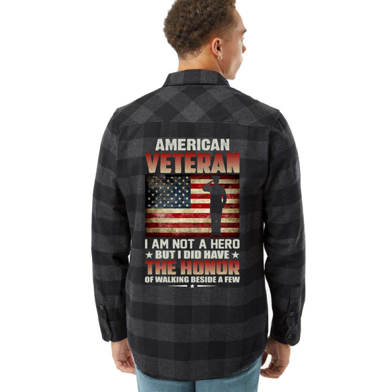 Soldier Honor Duty America American Veteran Honor Flannel Shirt | Artistshot