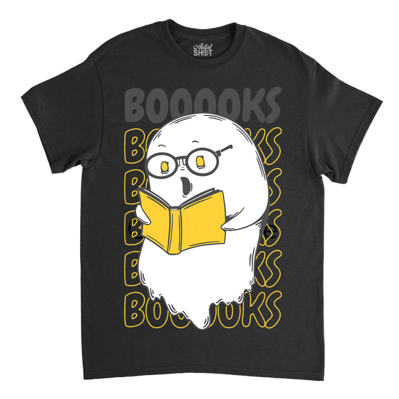 Trick Or Treat Spooky Books Halloween Graphic Nove Classic T-shirt by KreedJager | Artistshot