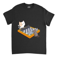 Cat Owner Chess Board Grandmaster Board Game Chess Classic T-shirt | Artistshot