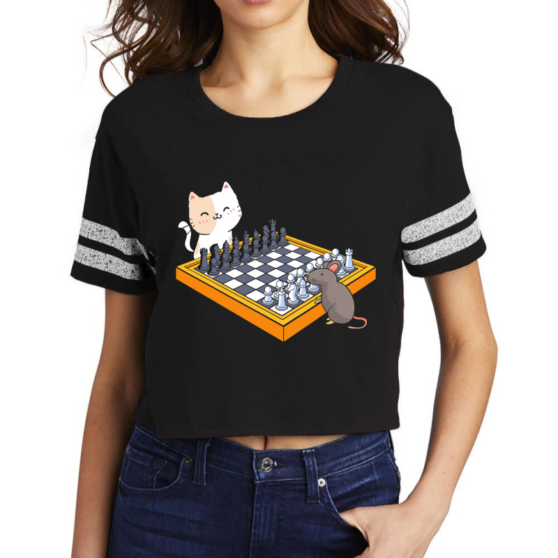 Cat Owner Chess Board Grandmaster Board Game Chess Scorecard Crop Tee | Artistshot