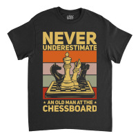 Chess Grandmaster An Old Man At The Chessboard Classic T-shirt | Artistshot