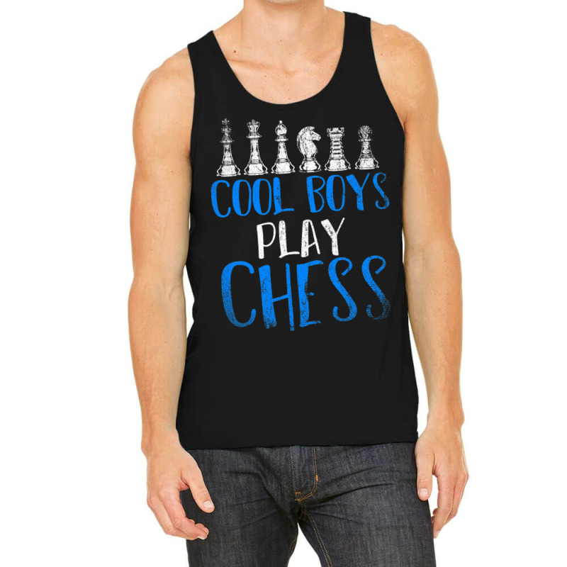 Chess Grandmaster Men Boys Kids Gift Cool Boys Pla Tank Top by Onvibrant | Artistshot