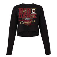 Charleston Cougars March Madness Basketball Dance Cropped Sweater | Artistshot